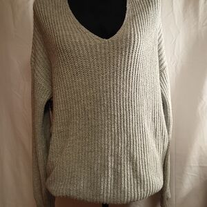 Miami Gray Crew Neck Sweater